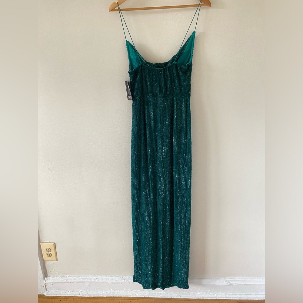 NWT Retrofête Katya Maxi Sequin Dress in Green Size Small - Picture 6 of 8